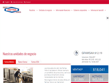 Tablet Screenshot of grupofamsa.com
